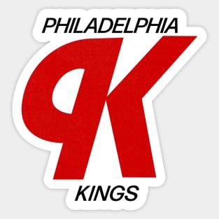 Defunct Philadelphia Kings CBA Basketball 1980 Sticker